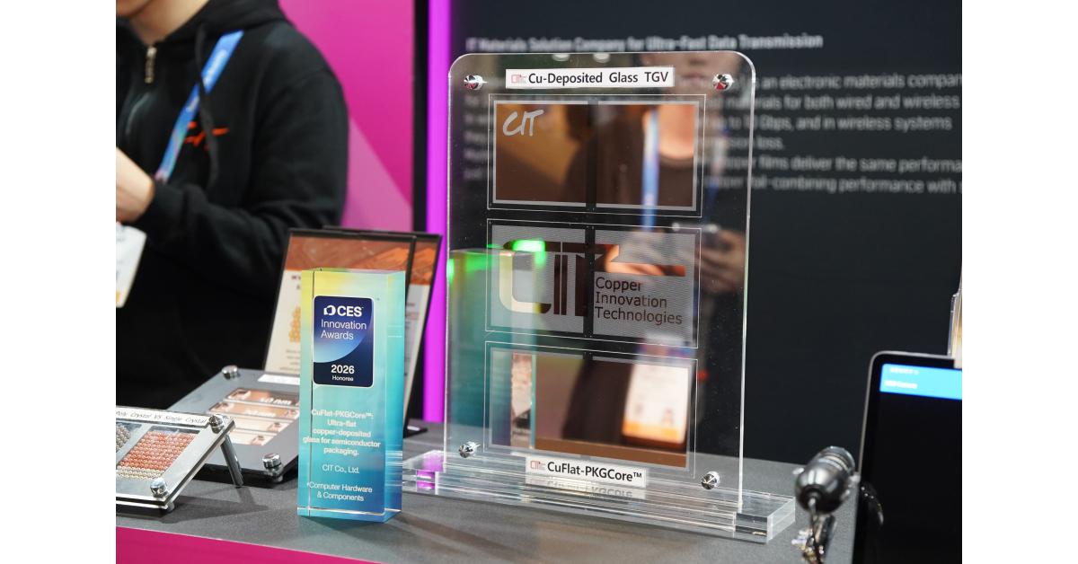 CIT Showcases Ultra-Flat Copper Technology, Two-Time CES Innovation Award Winner, at CES 2026