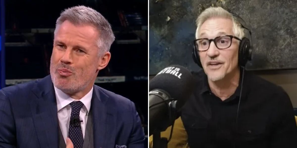 Jamie Carragher reignites Gary Lineker feud on live TV over podcast 'no one listens to'