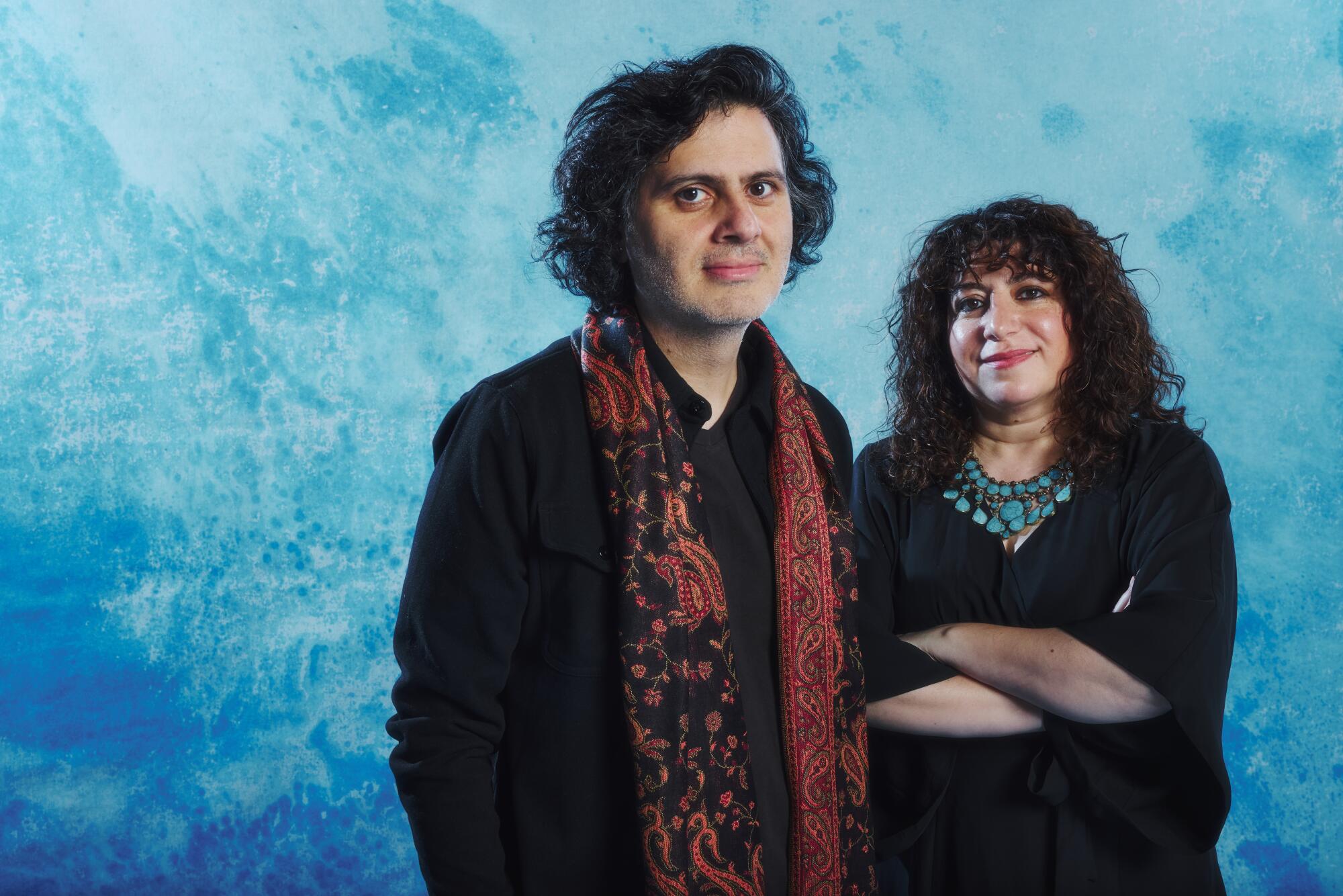 Directors Hossein Keshavarz, Maryam Ataei of "The Friends House is Here."