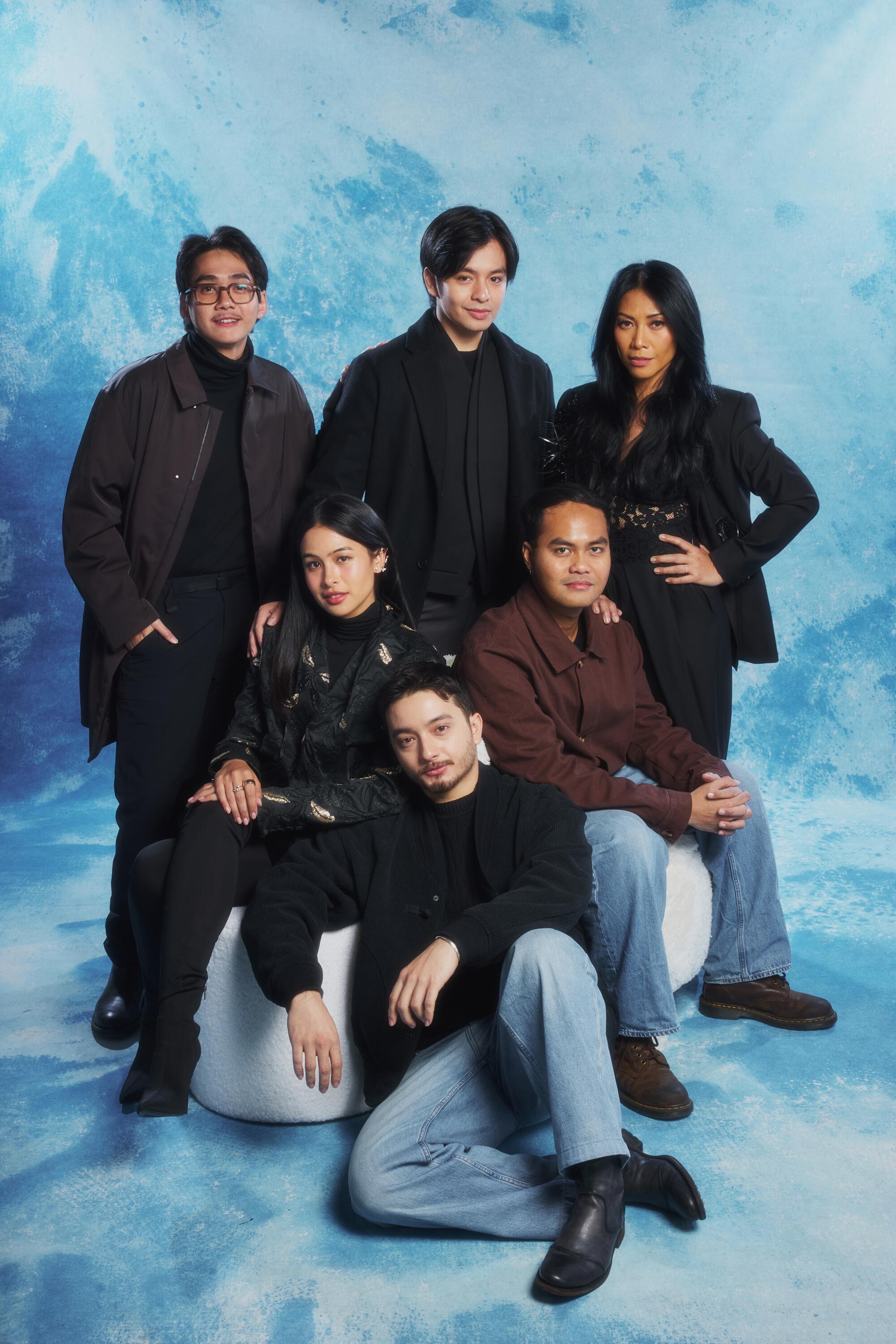 Angga Yunanda, Chicco Kurniawan, Anggun, (middle row) Maudy Ayunda, Wregas Bhanuteja, (front) Bryan Domani of "Levitating."