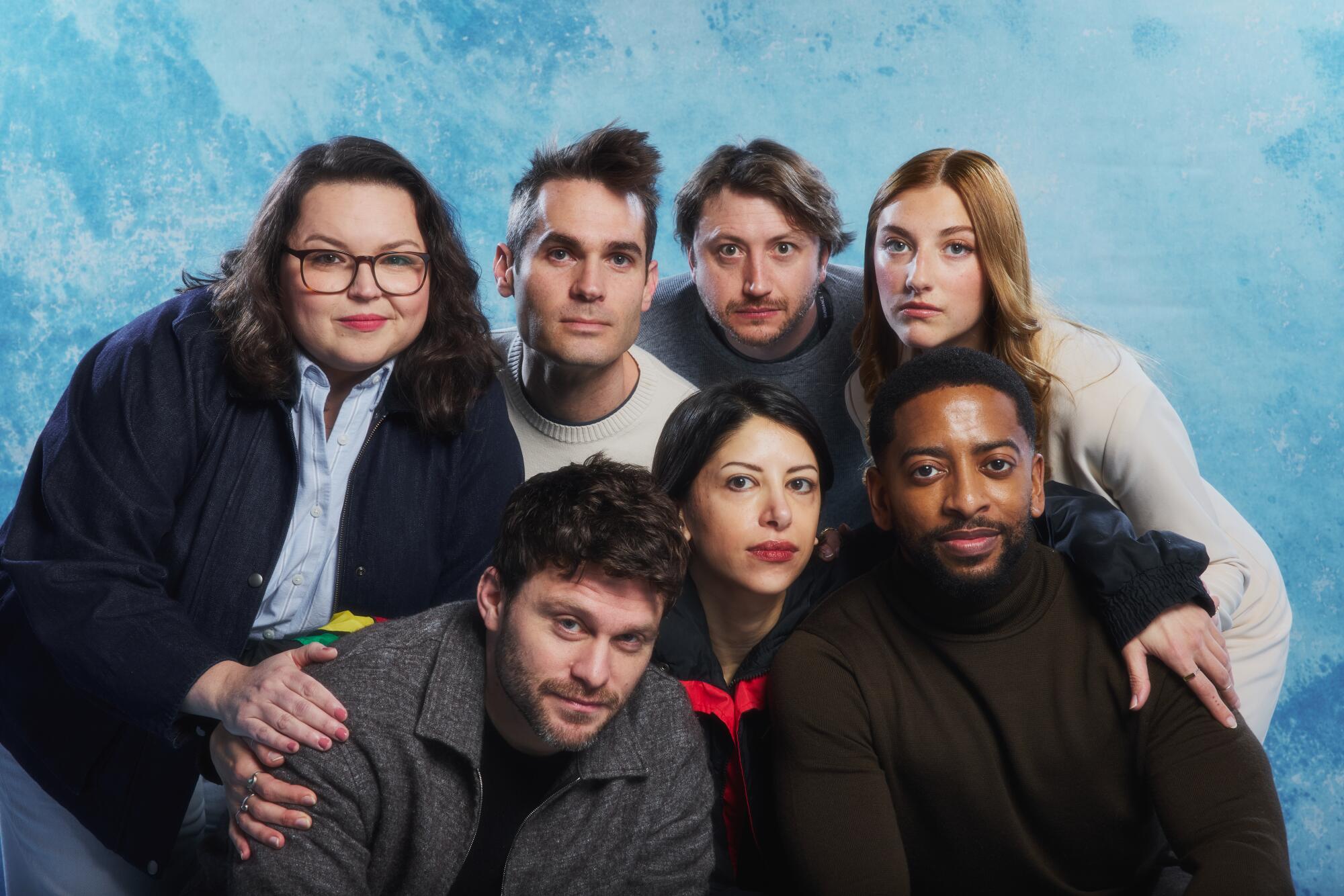 ack row, B.K. Cannon, Jim Cummings, PJ McCabe, Nicolette Doke. Front row, Jon Rudnitsky, Shereen Lani Younes, Shaun J. Brown