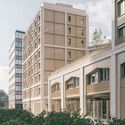 Neighborhood in Paris - Media Library and Family Flats, Student Residence, and Social Housing Units / La Architectures + Atelier Régis Roudil Architectes + Nicolas Hugoo Architecture - Exterior Photography, Facade