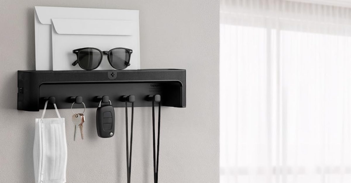 Spigen's fabric-wrapped mountable key holder just hit the $25 Amazon low