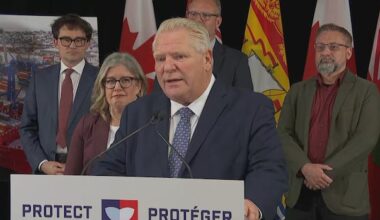 Ontario premier says election of a separatist party in Quebec would be a 'disaster'