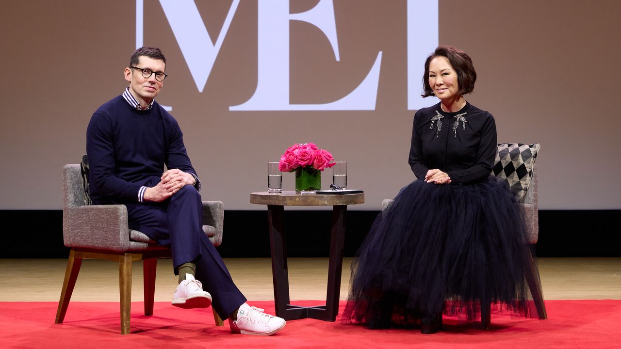 Erdem Moralioglu Reflected on Twenty Years in Fashion with Alina Cho at the Metropolitan Museum of Art