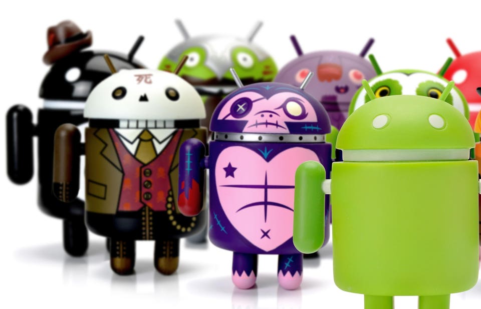 Google Android phone characters group