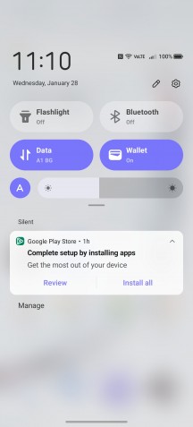 Notification shade - RedMagic 11 Air review