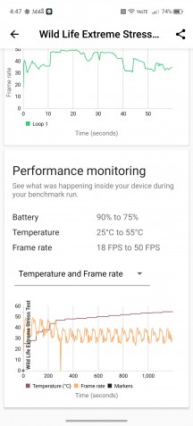 CPU and GPU stress tests with cooling fan - RedMagic 11 Air review