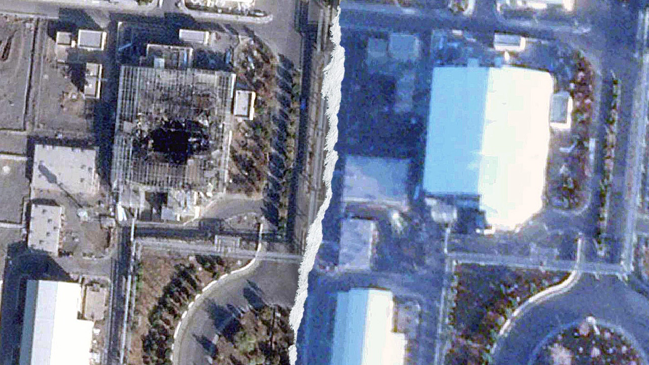 Satellite photos capture Iranian activity at nuclear sites bombed by US, Israel