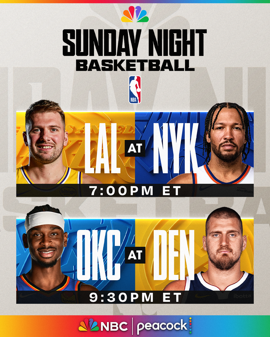 Sunday Night Basketball