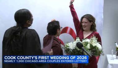 Melissa Nunez and Elizabeth Branske win Cook County marriage license lottery, become 1st couple there to tie the knot in 2026