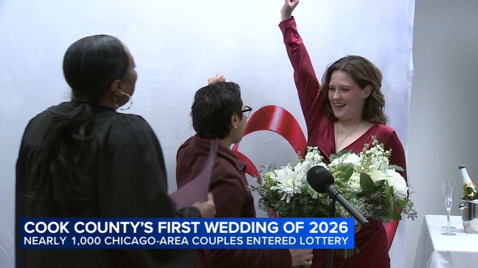 Melissa Nunez and Elizabeth Branske win Cook County marriage license lottery, become 1st couple there to tie the knot in 2026