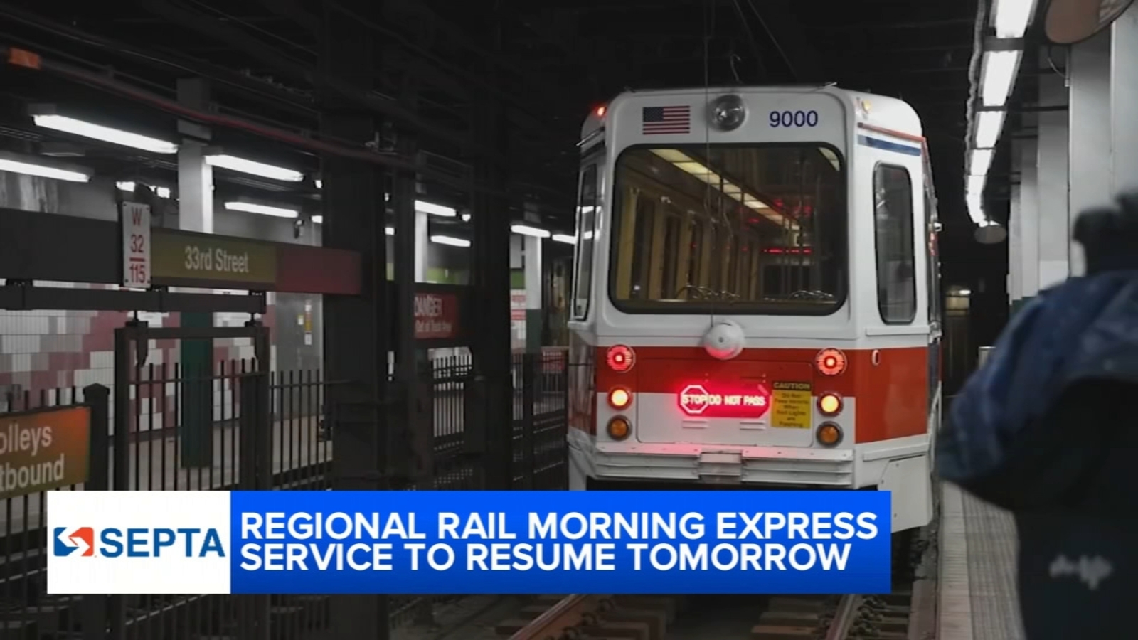 SEPTA Regional Rail's morning express service will resume Monday