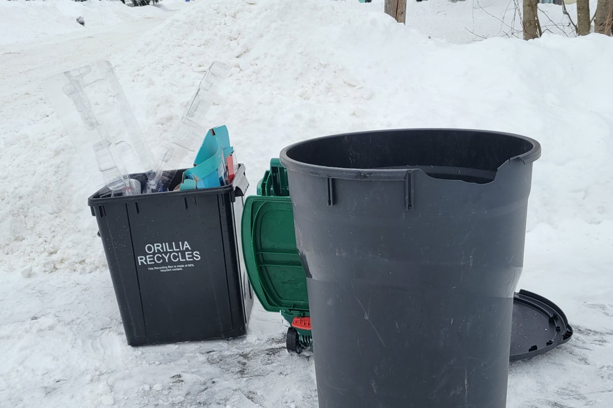 Rocky start: Dozens of Orillia streets missed by new recycling company
