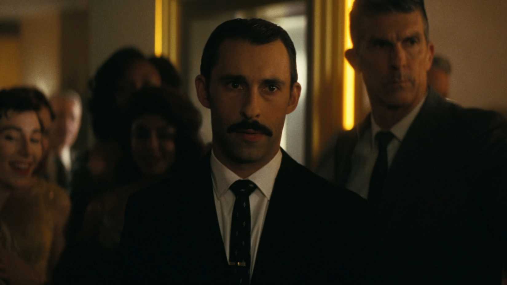 Mr. House (Rafi Silver), staring at Cooper Howard in the Lucky 38 on Fallout.