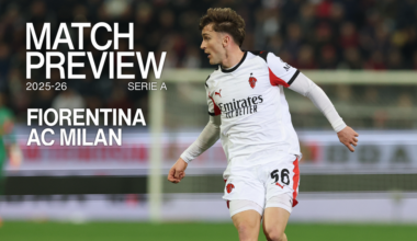 Fiorentina v AC Milan, Serie A Enilive 2025/2026: stats, standings, referee and disciplinary situation