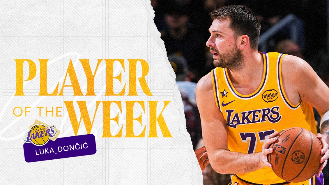 Luka Dončić Named NBA Western Conference Player of the Week - NBA