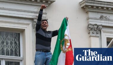 Protester pulls down national flag from Iranian embassy in London | Iran