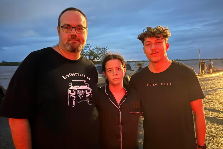 man and who children outside