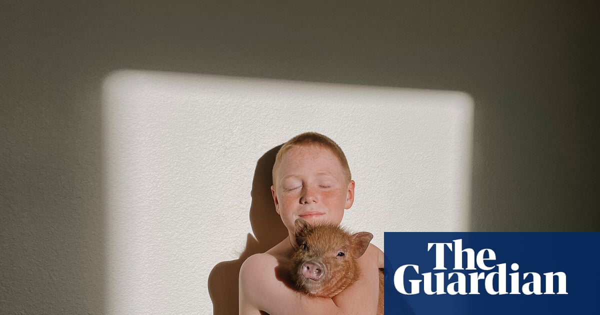 ‘The boy’s contented face, his red hair matching the pig’s – you couldn’t plan for it’: Kelli Radwanski’s best phone picture | Photography