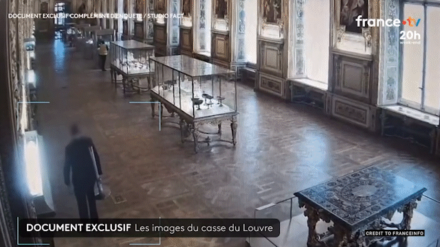 Louvre heist video shows how robbers fled unchallenged