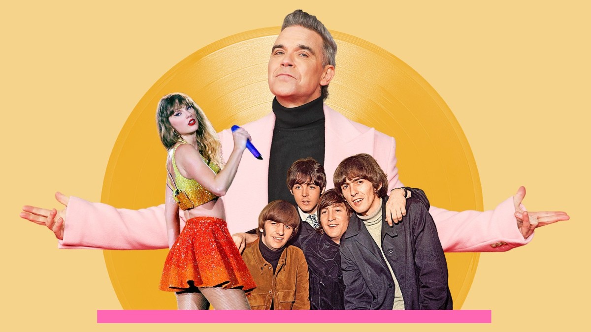 Robbie Williams and the race to beat the Beatles’ record for No 1 albums