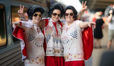 All aboard the Elvis Express — and other news in pictures