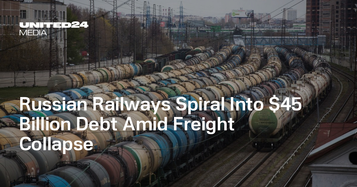 Freight Falls, Debt Hits $45 Billion — UNITED24 Media
