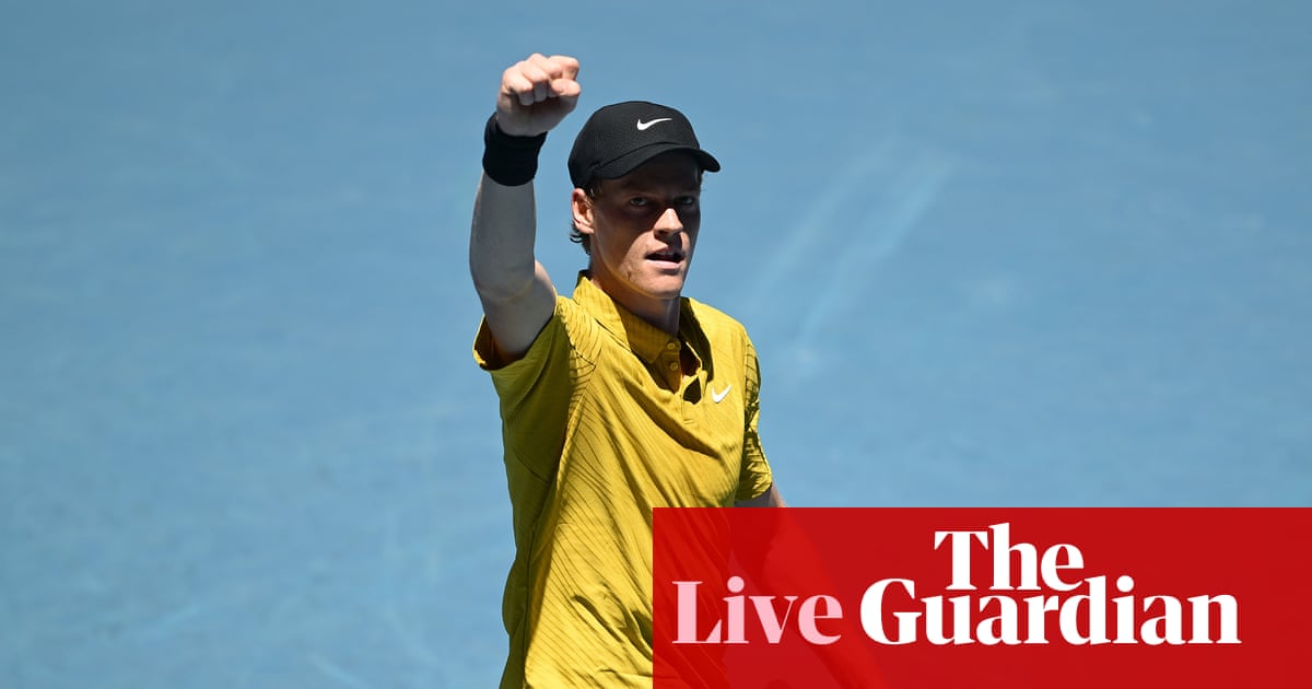 Australian Open 2026: Sinner beats Spizzirri, Keys and Pegula ease through – as it happened | Australian Open 2026