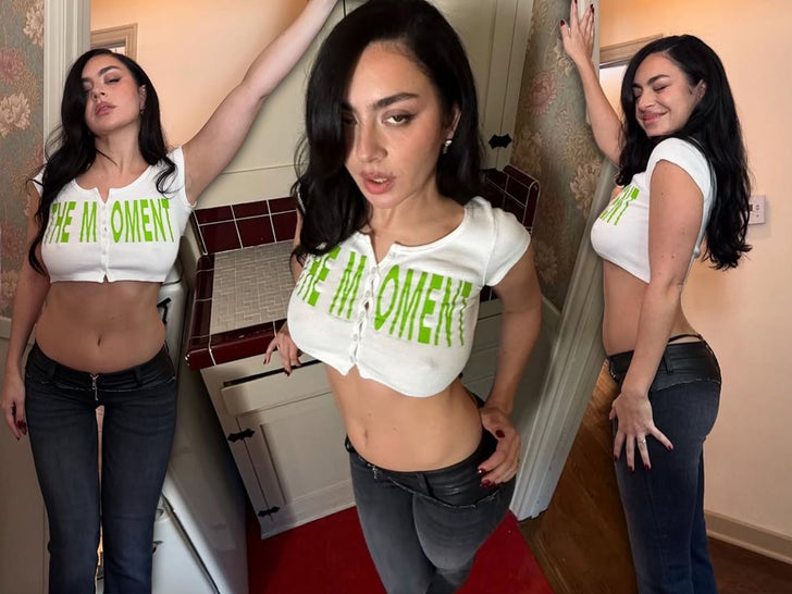 Singer Charli XCX slid through socials this week rockin' a crop-top tee and a flashy graphic. In our eyes, she's 