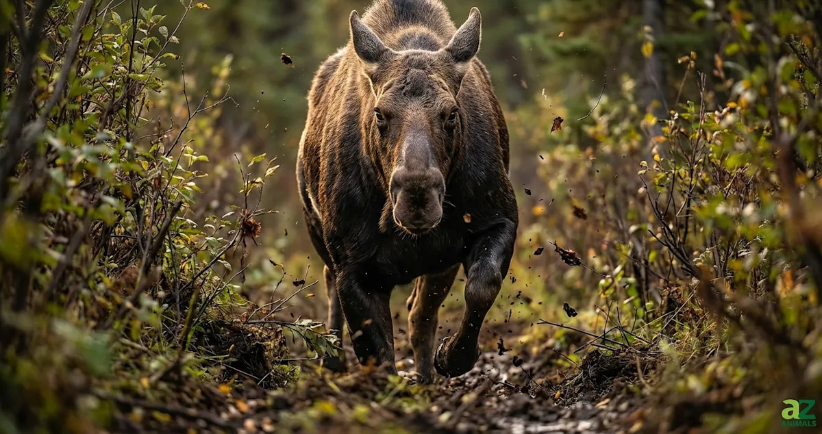 A Young Bear Thought It Found Easy Prey Until This 800-Pound Protector Intervened
