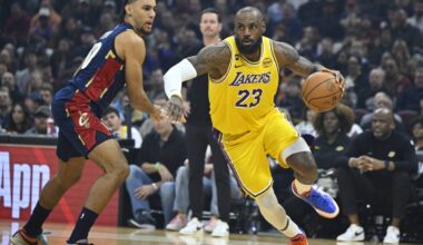 LeBron James' tears in return to Cleveland reignite retirement talk