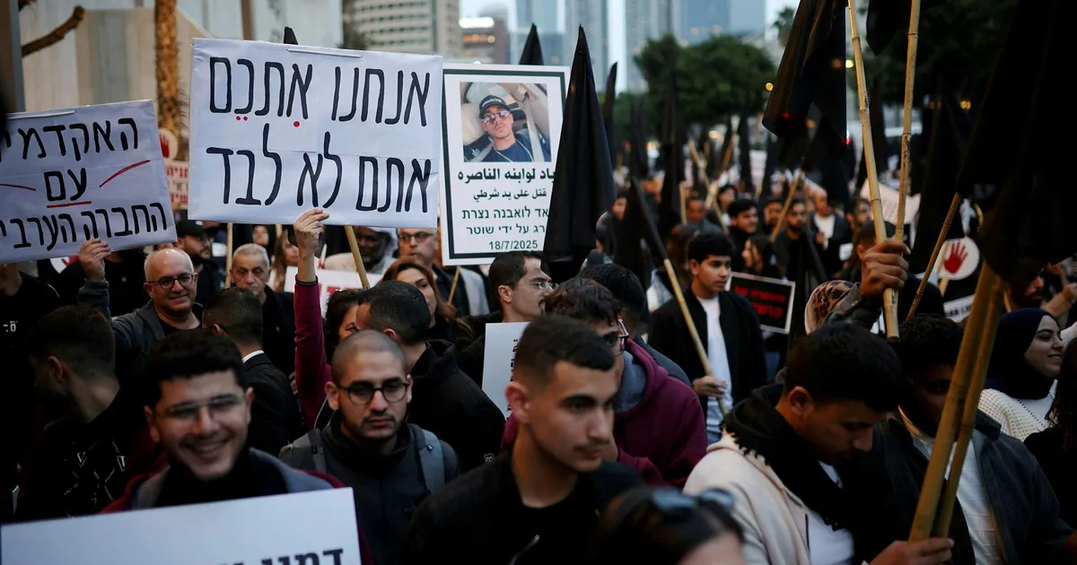 As Killings Mount, Arab Leaders and Allies Rally in Tel Aviv Against State Inaction - Haaretz