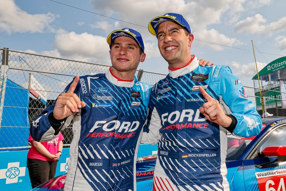 #64 Ford Multimatic Motorsports Ford Mustang GT3: Mike Rockenfeller, Sebastian Priaulx