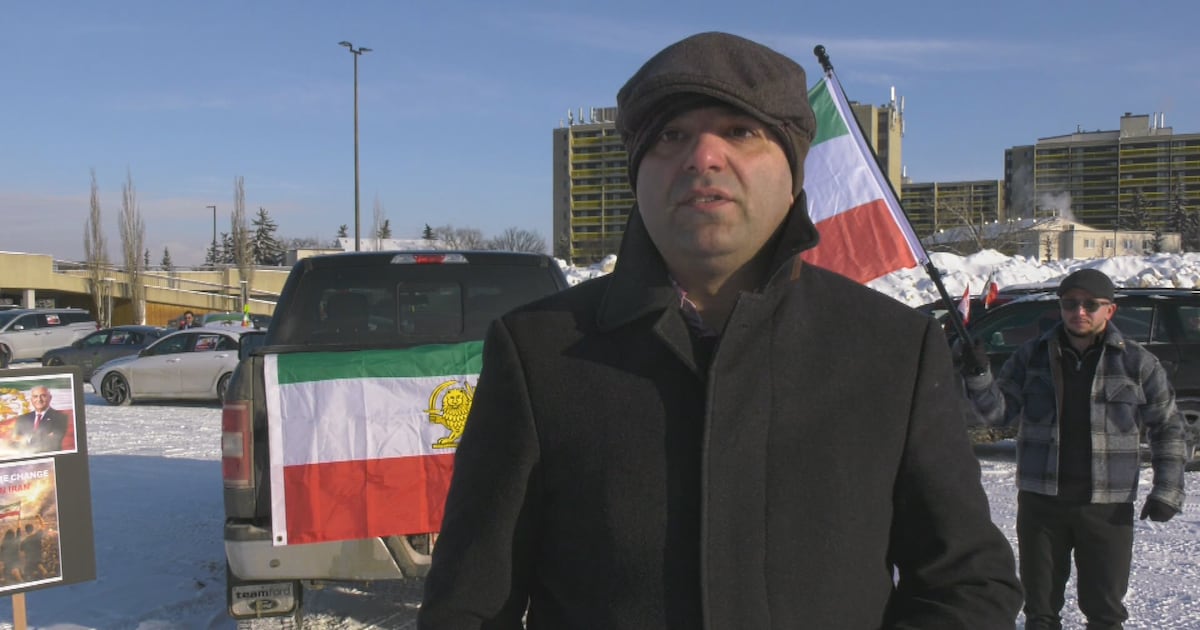 Community members rally in south Edmonton amid mass protests in Iran - CTV News