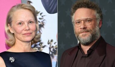 Pamela Anderson Says It Was 'Yucky' Seeing Seth Rogen At Golden Globes