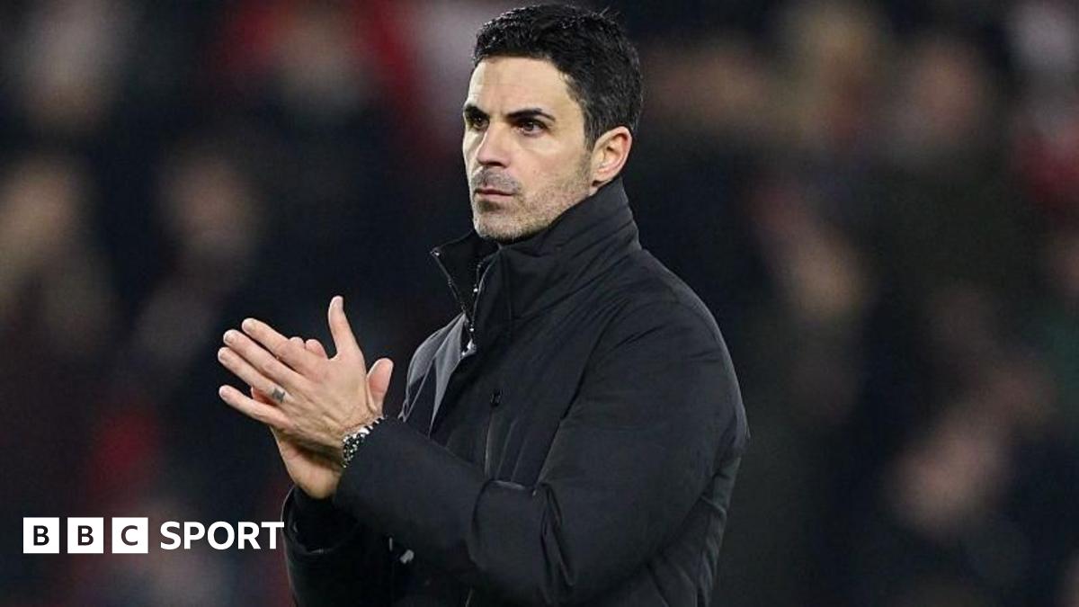 A graphic of Premier League players from every team in the division in 2025-26 season, with the Premier League trophy in front of them.