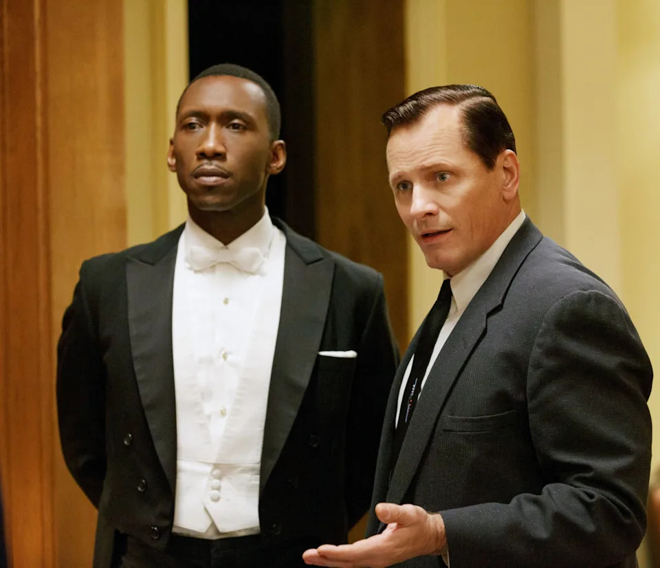 Mahershala Ali and Viggo Mortensen in "Green Book"