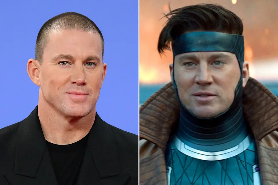 Karwai Tang/WireImage; Disney/Marvel From Left: Channing Tatum in October 2025; and as Gambit in 'Deadpool & Wolverine'