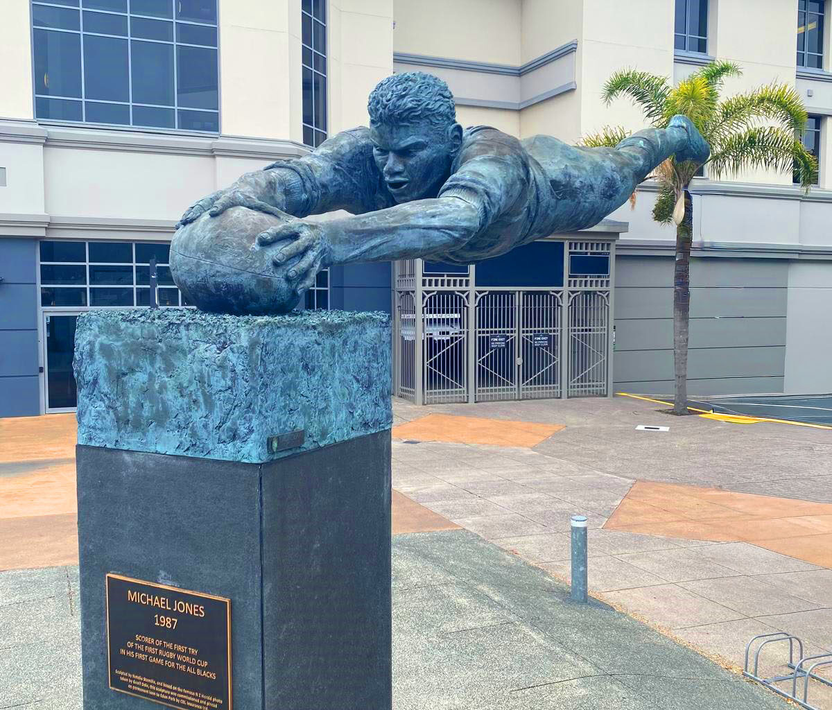 Iconic Sir Michael Jones Statue