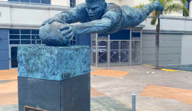 Iconic Sir Michael Jones Statue