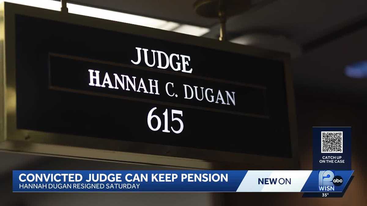 Hannah Dugan likely to keep state pension despite felony conviction, resignation