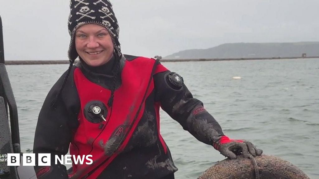 More than 500 tyres collected from Plymouth Sound seabed