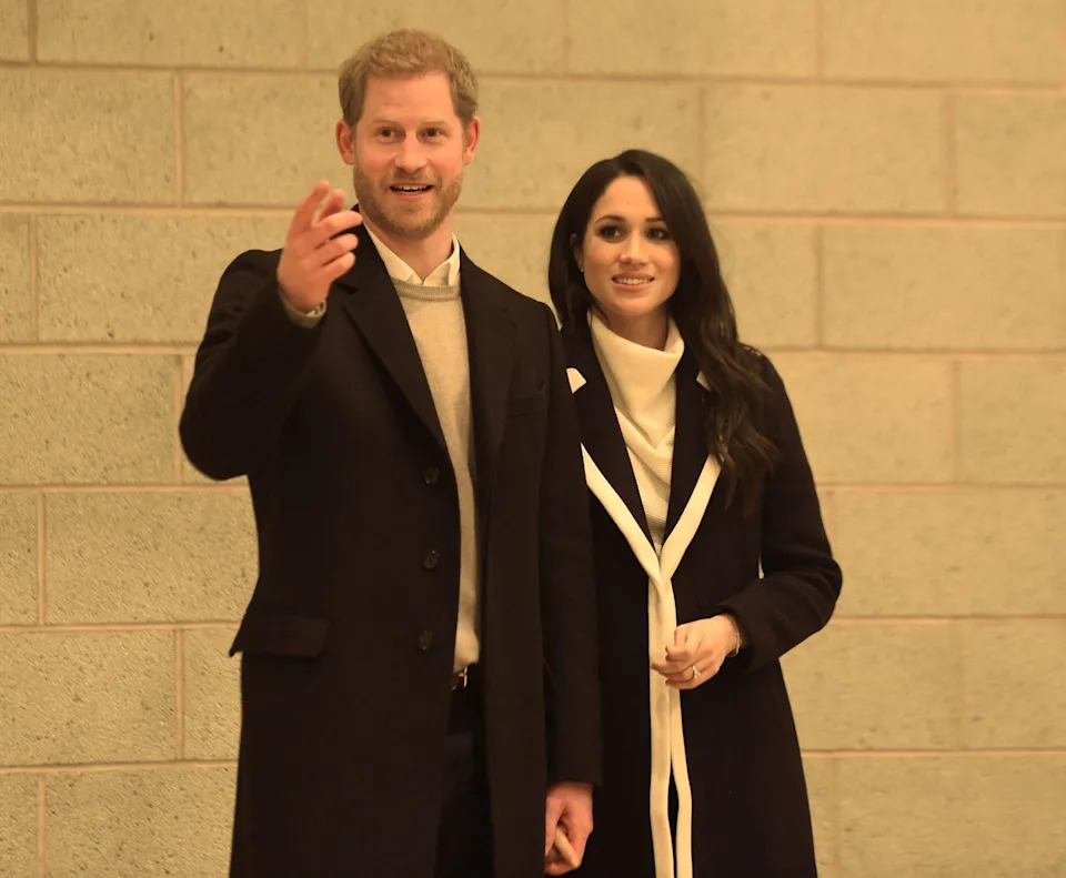 Prince Harry and Meghan Markle on visit to Nechells Wellbeing Centre, Birmingham