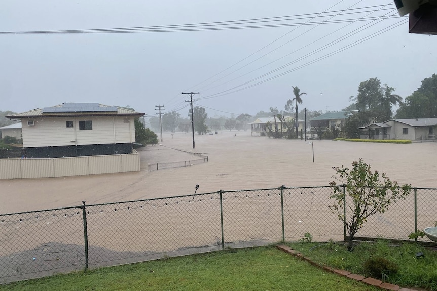 Floodwater is inundating homes in low-lying areas of Clermont.