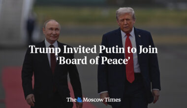 Putin Invited to Join Trump’s ‘Board of Peace’