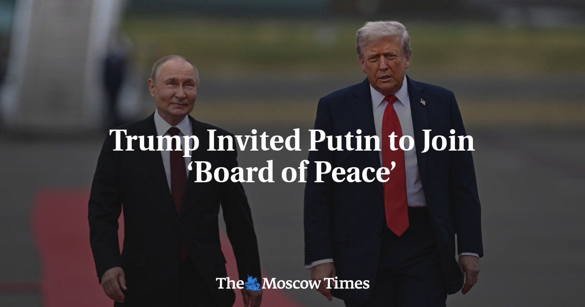 Putin Invited to Join Trump’s ‘Board of Peace’