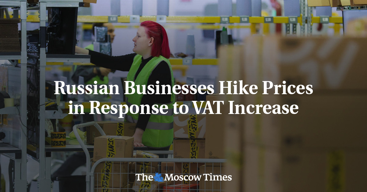 Russian Businesses Hike Prices in Response to VAT Increase
