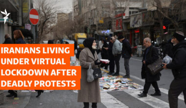 Iranians Living Under Virtual Lockdown After Deadly Protests
