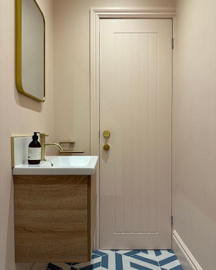 Newly renovated bathroom.